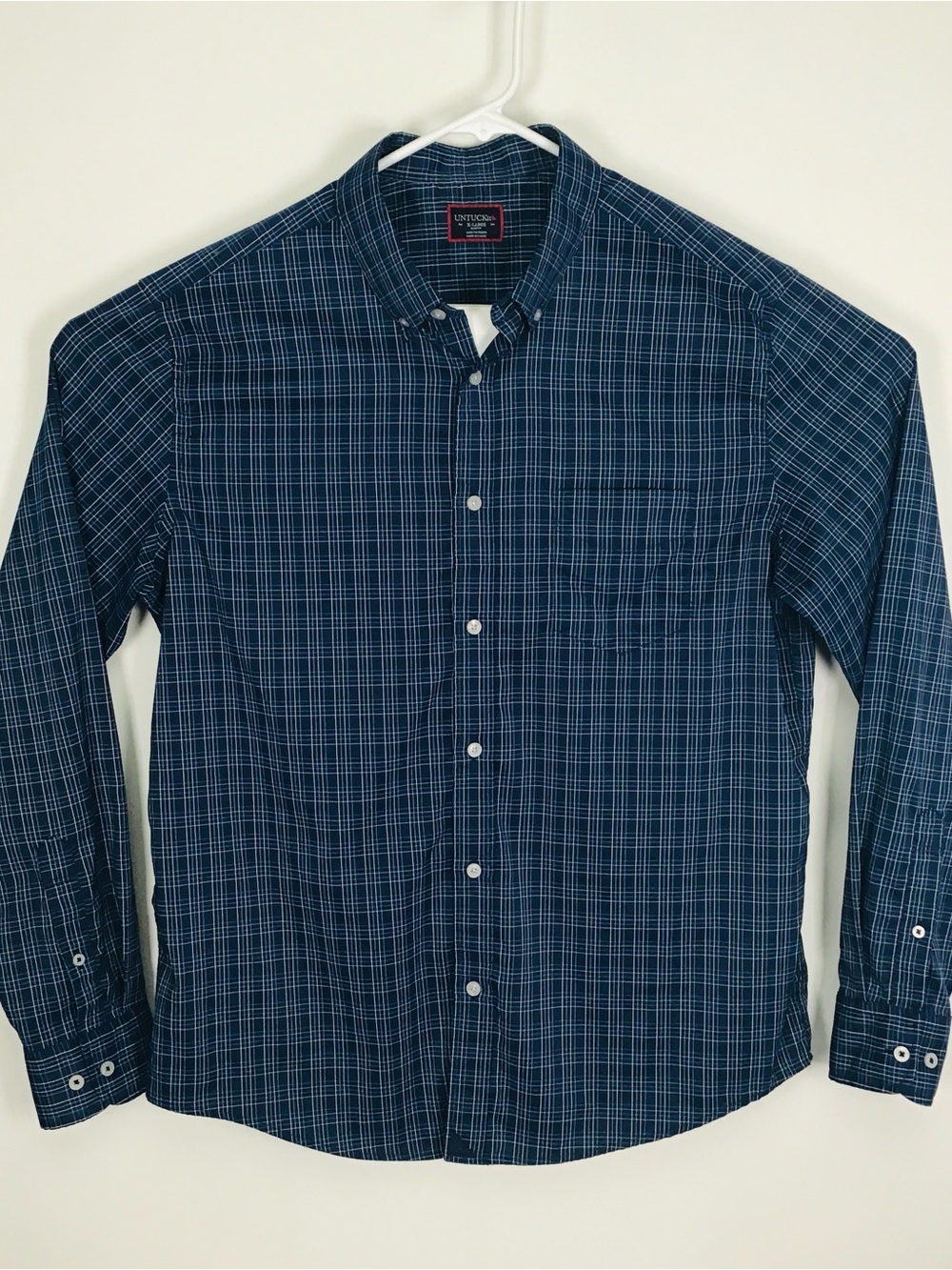 UNTUCKit Vesparo men’s long sleeve button down shirt XL